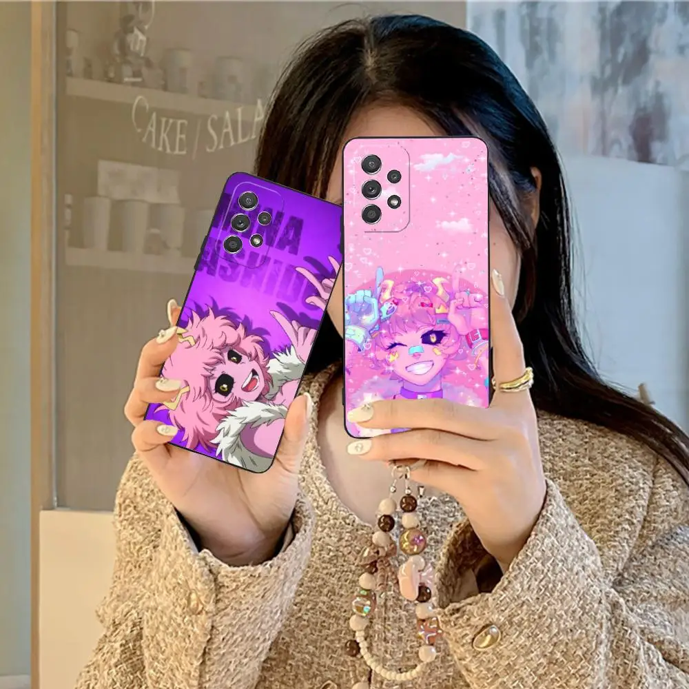 

Чехол для телефона My Hero Academia Mina для Samsung Galaxy M55 54 42 35 34 33 32 23 22 15 14 13 12 F55 5G Цветной защитный красивый