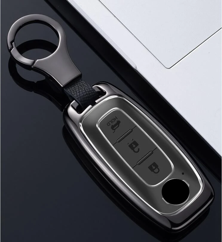 

Zinc Alloy TPU Car Remote Key Fob Case Holder Cover For Nissan Qashqai Altima Ariya 2022 2023 Original Remote Control Key Shell