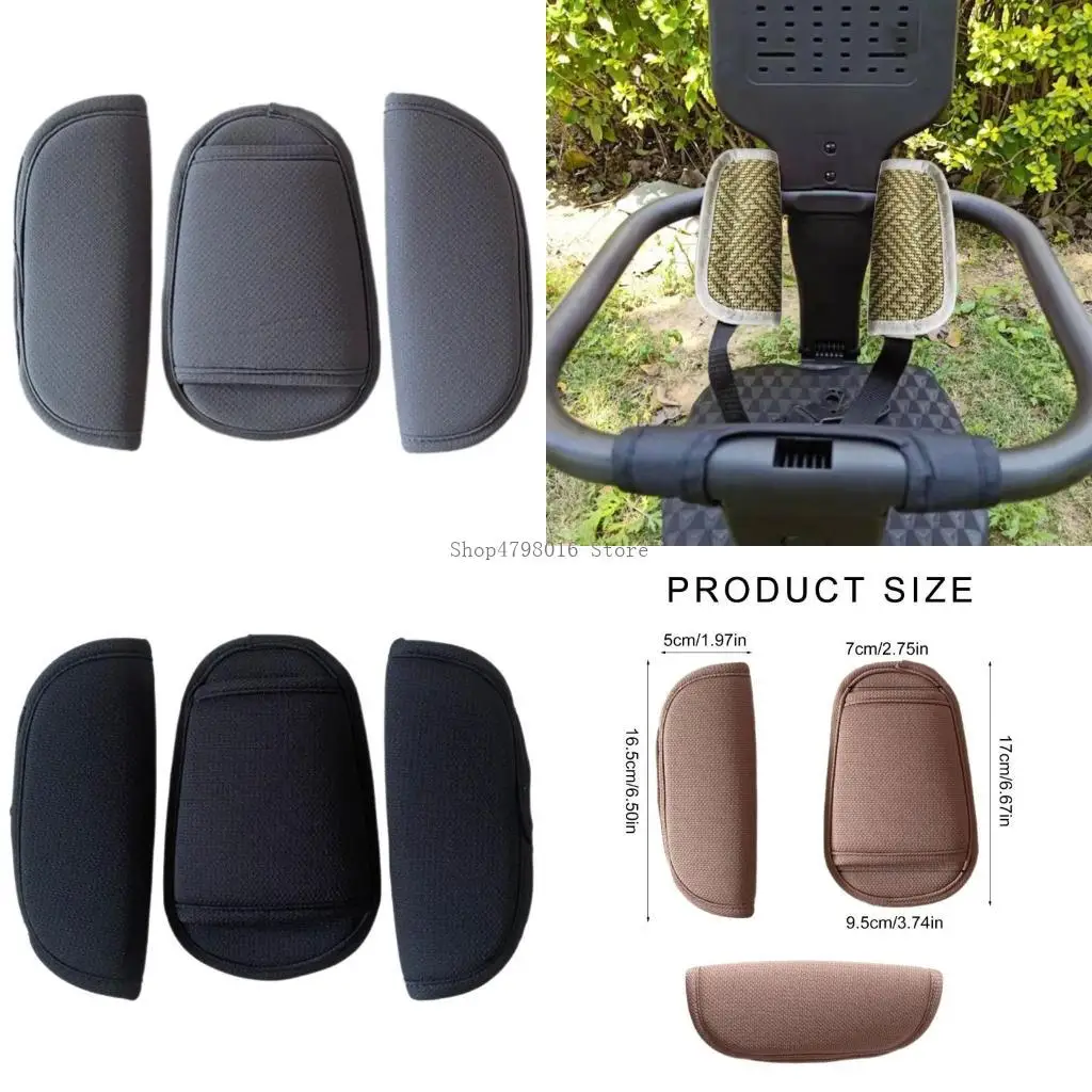  Seats Belt Strap Cushion Infant Pushchair Pram Shoulder Belt Cover Pad