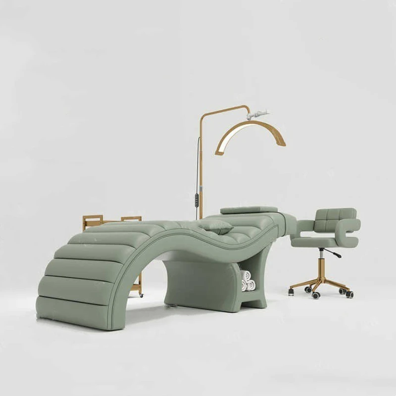 Lettino di bellezza moderno e semplice per saloni di bellezza europei e americani, lettino per massaggi corpo, bellezza ciglia