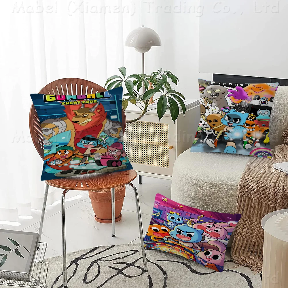 

Amazing World Gumballs Cushion Cover Decorative Pillow Sofa Home Decor Case Pillow Cases