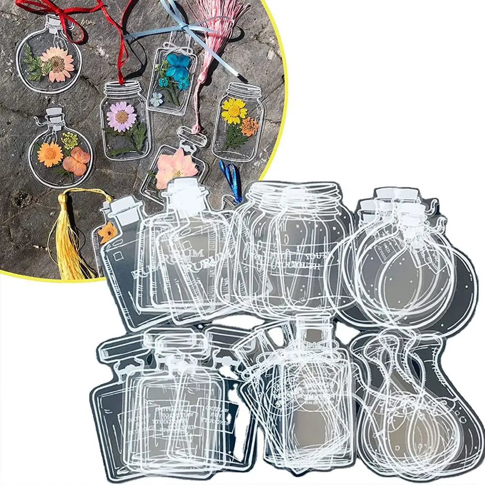 

for Book Lovers Transparent Dried Flower Bookmarks Herbarium Bookmarks Flower Page Bookmark Pressed Flower Bookmark