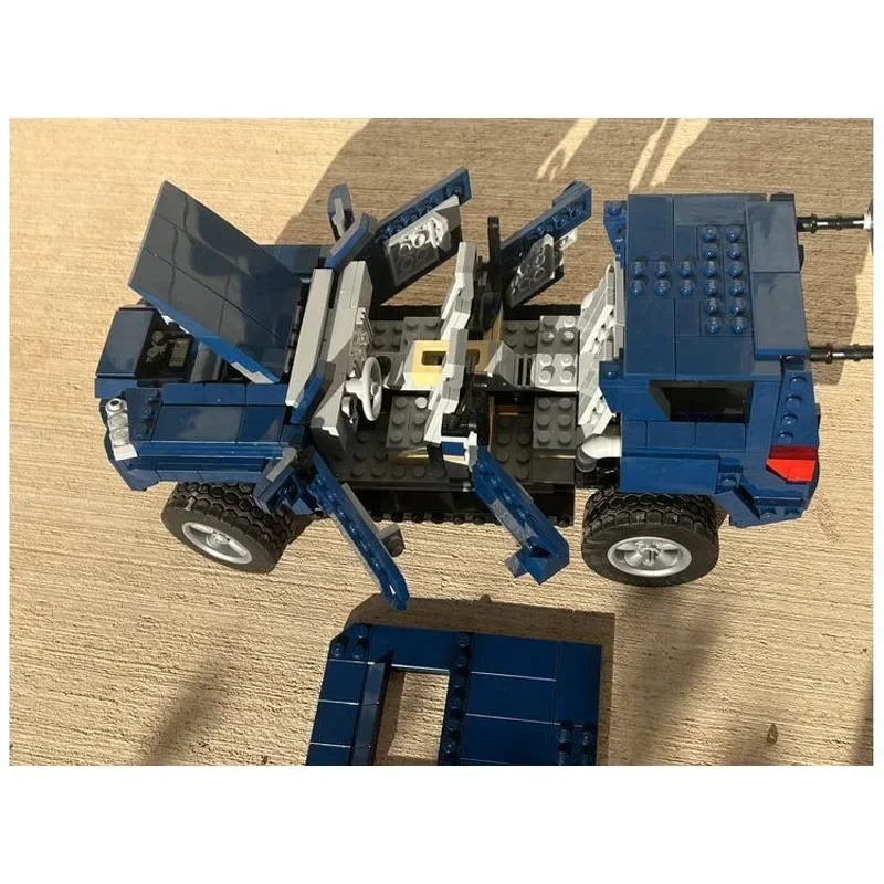 MOC- 142463   Novo supercar montagem emenda bloco de construção modelo 879 peças bloco de construção adulto crianças brinquedo aniversário presente