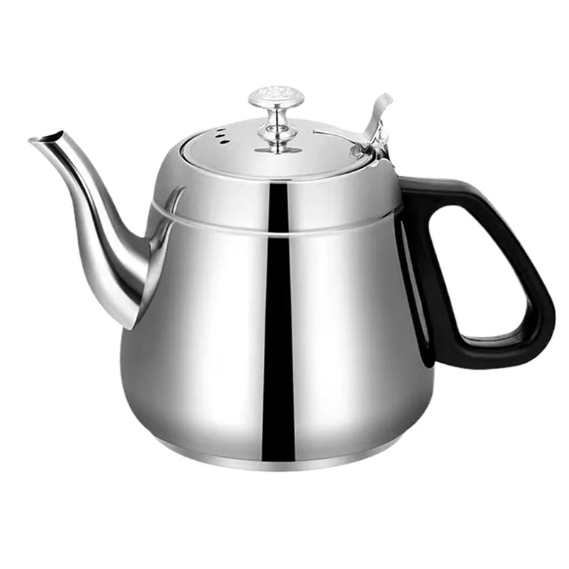 ELEG-Stainless Steel Teapot With Infuser, Teapot With Infuser 1.5L High Capacity Kettle, For Boiling Hot Water, Stovetop
