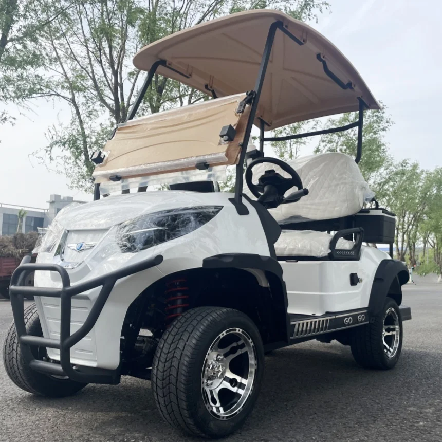

Manufacturer Customizable 4 Seater Electric Golf Cart 60V 72V Lithium Electric Scooter Double Wishbone Independent Suspension