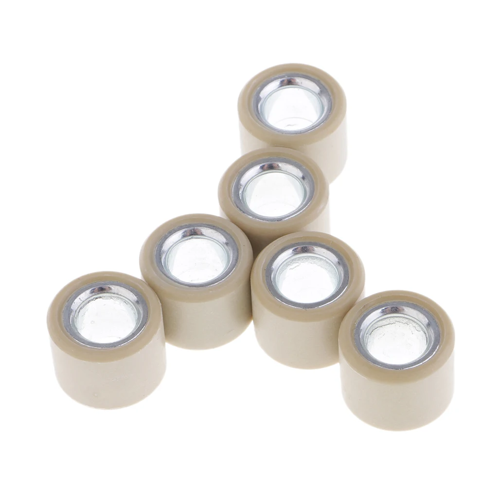 6 Pcs Variator Roller Weights 16x13mm for GY6 50cc 80cc Engine Scooter Moped ATV Go-Kart 8.5g Motorcycle Accessories