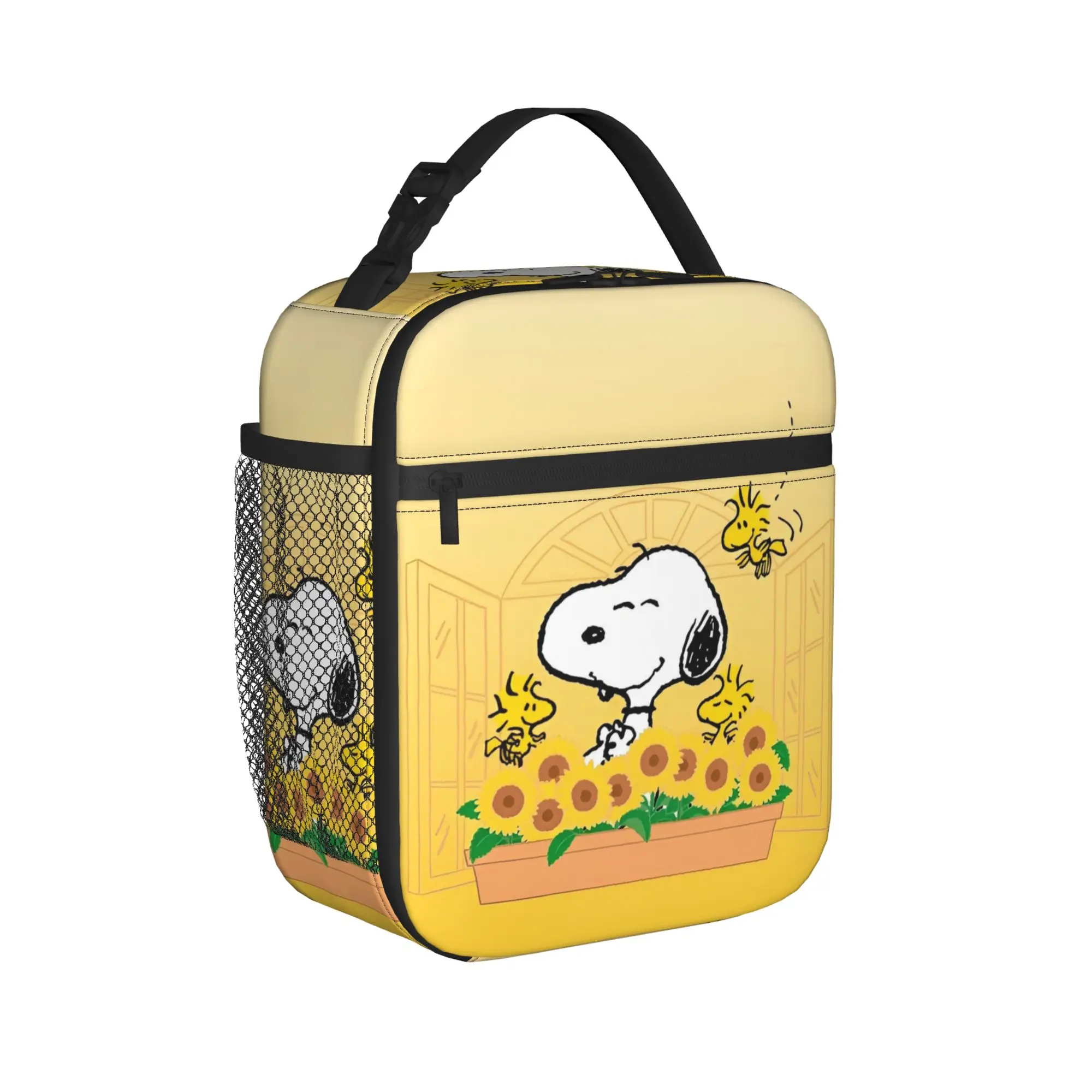 S-Dog-Snoopies Cartoon Thermal Insulated Lunch Bag for Picnic  Reusable Bento Box Thermal Cooler Lunch Boxes