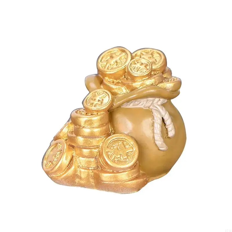 E74E Miniature Fortune Landscape Ornament DIY Mini Lucky Wealth Figurine