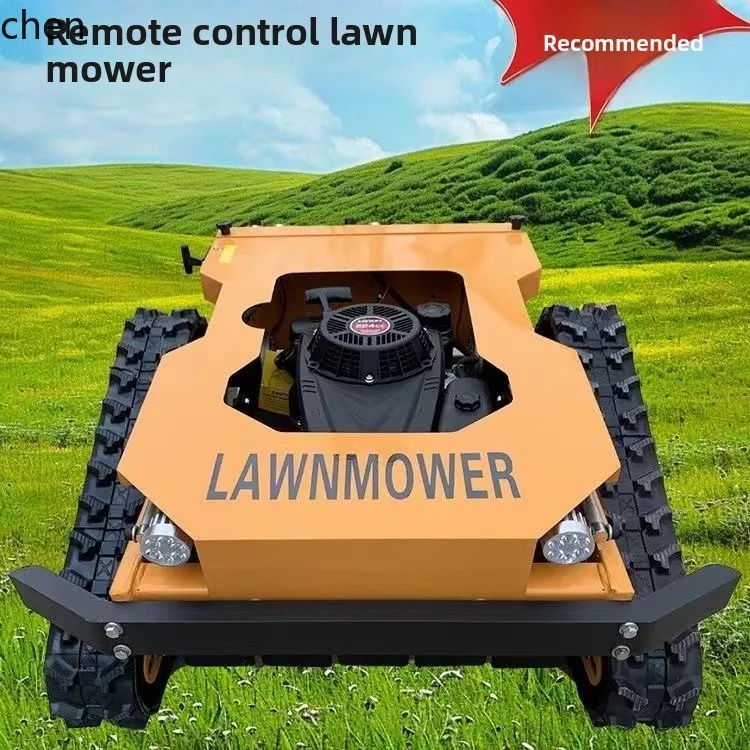 

LXC Remote Control Lawn Mower Crawler Orchard Weeding Machine Grass Cutter Electric Four-Wheel Drive Self-Propelled Trimmer