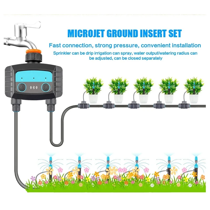 스마트 정원 급수 타이머, 투야 와이파이 스마트 관개 급수 시스템, BT 자동 관개 타이머