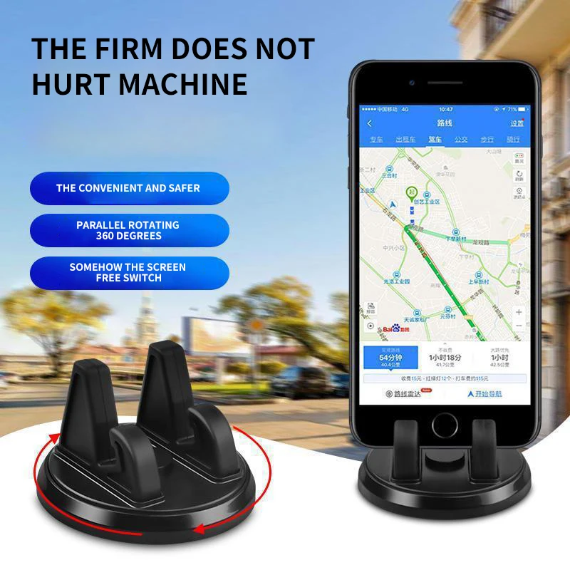 Universal Car Phone Holder Silicone Pad Dash Mat Cell Phone Car Mount GPS Holder Cradle Dock For Phone Anti-slip Desk Stand