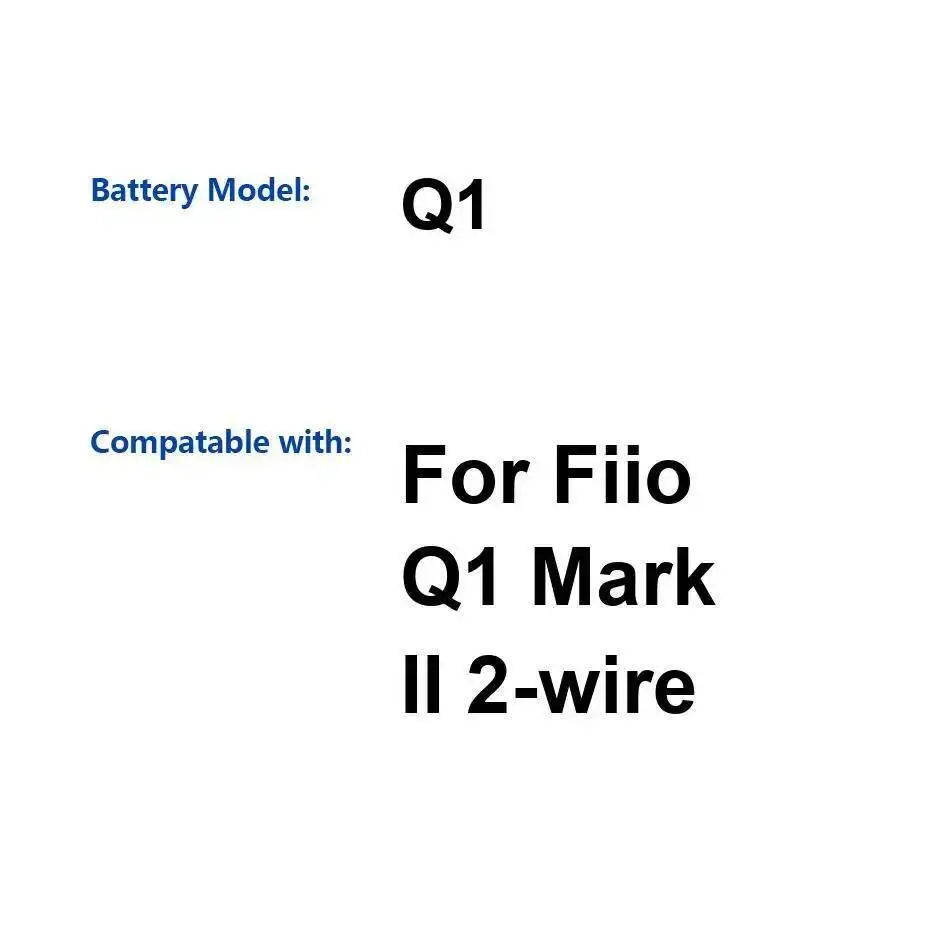 1800Mah For Fiio Q1… - image