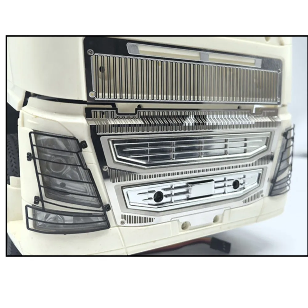 Grille de cabine en métal pour camion tracteur télécommandé TAMIYA 1/14, FH16 56375 56360 56362 RC, modèles de camion en bois, pièce de mise à niveau, bricolage