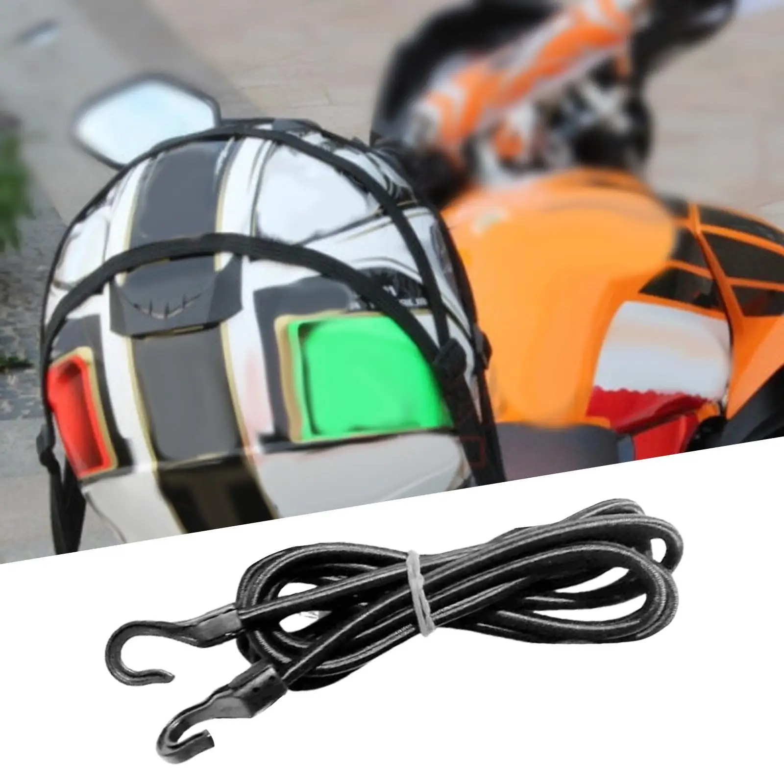 

Motorcycle Luggage Strap with Hooks Retractable Universal Fastening Strap for Truck Storage Kayak Cycling Motorcycle
