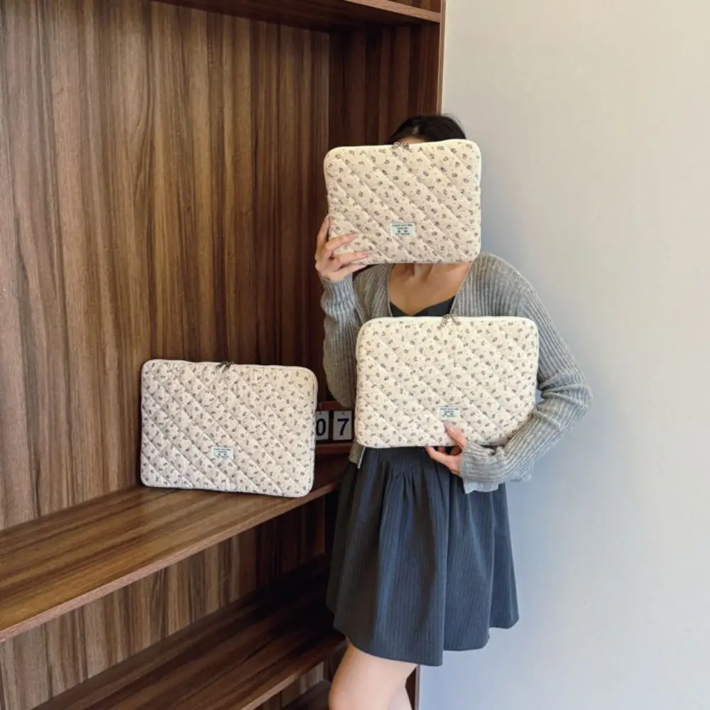 Прочный пышный защитный чехол для планшета, легкая сумка для планшета большой емкости, милая сумка для хранения компьютера с вышивкой, дорожная сумка