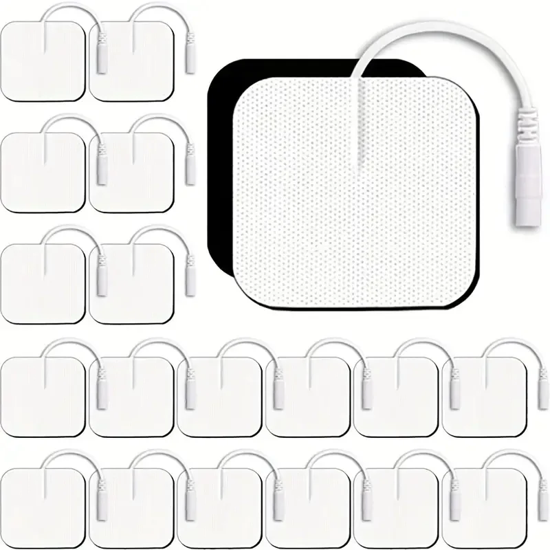 Electrostimulation Patches Tens Electrode Pads for EMS Muscle Stimulator Electric Massager Replacement Conductive Gel Sticker