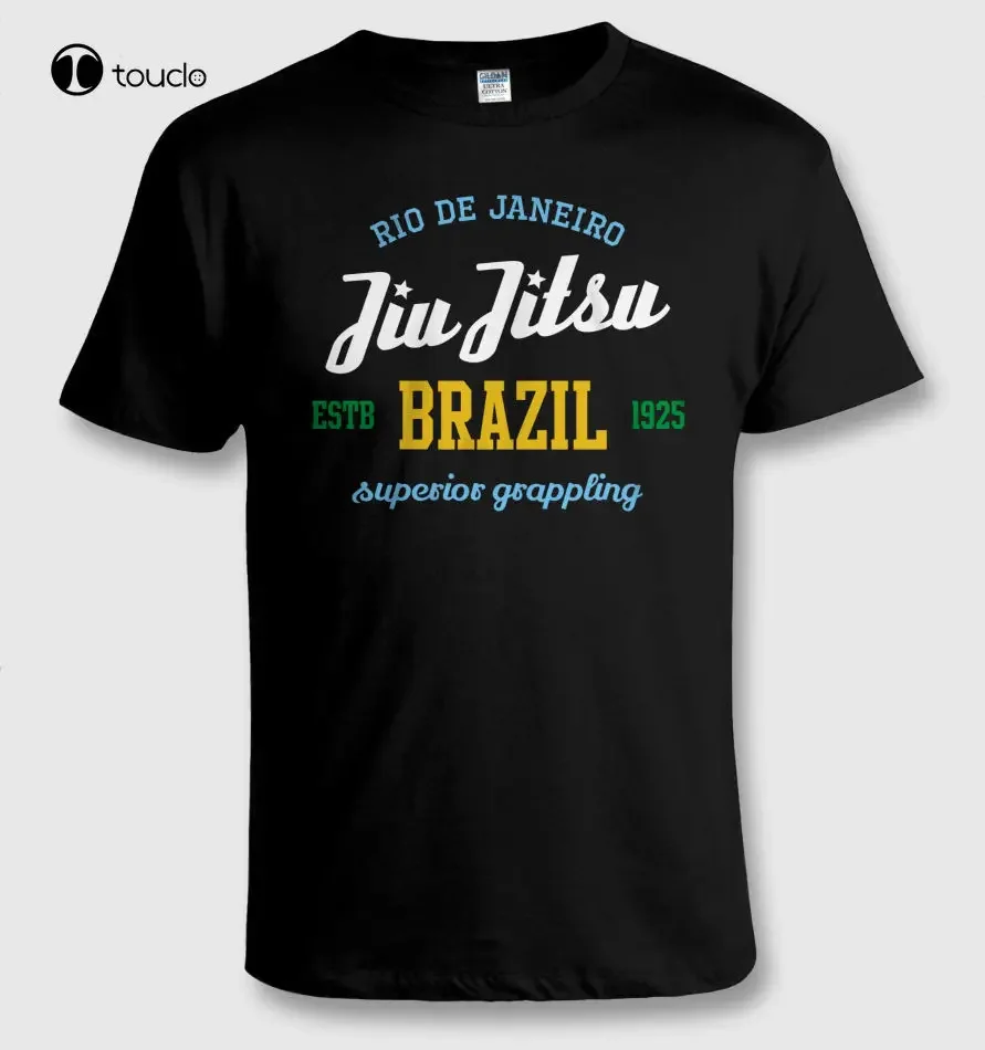 Brazilian Jiu Jitsu Bjj Mixed Martial Arts Mma Grappling Hot Sales Men'S Short Sleeve O-Neck Summer Tops Tees T Shirt Unisex