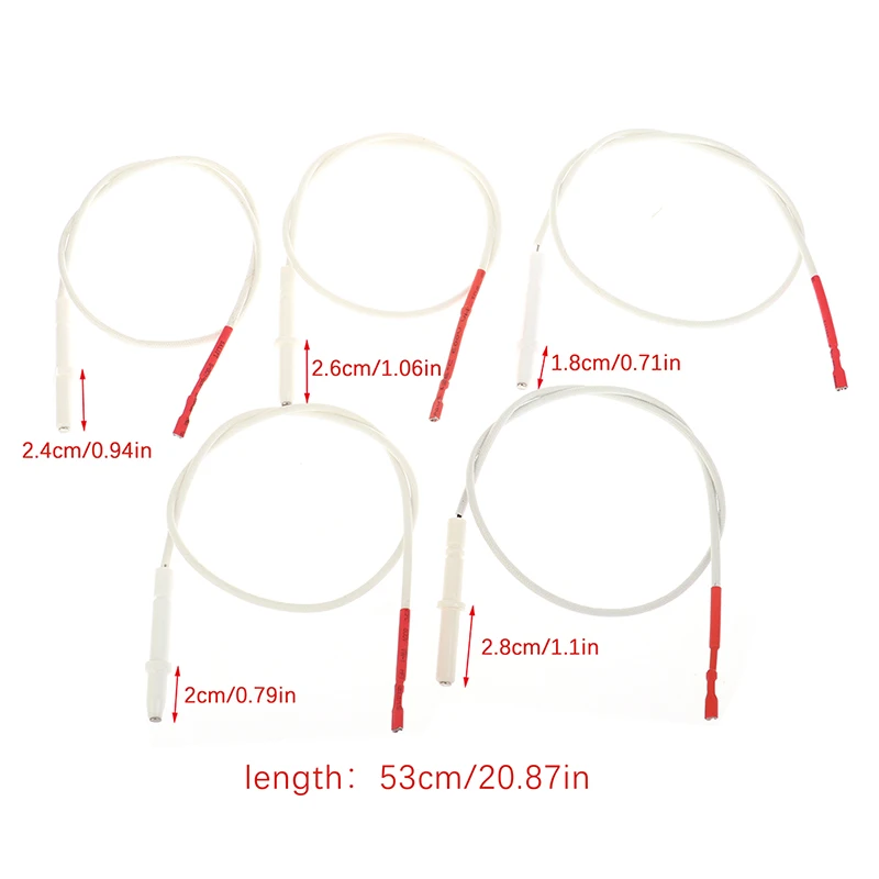 Imagem -06 - Linha Gás Cooker Range Stove Spare Parts Eletrodo Cerâmico Igniter com Haste de Cabo Ferramentas de Fogão a Gás 18 mm 20 mm 24 mm 26 mm 28 mm