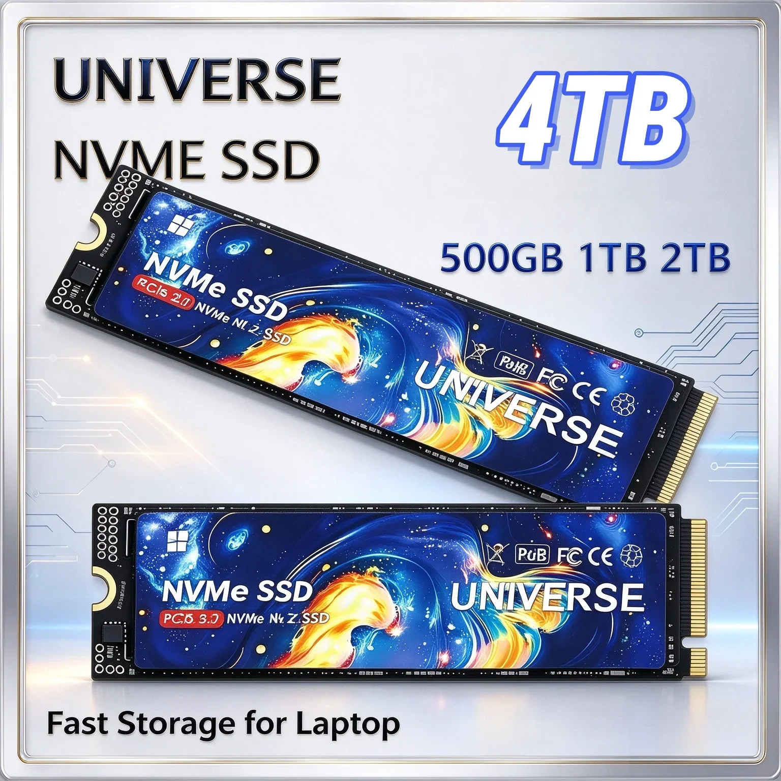 Universe M.2 NVMe PCIe 3.0 2280 SSD 500GB 1TB 2TB 4TB Disco Rígido Interno PCIe de Estado Sólido para Laptop Notebook PC