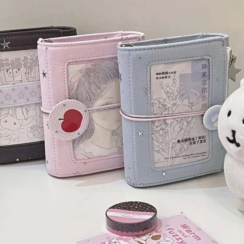Cowboy Starry Sky Notebook Three Fold Ins M5 Loose Leaf Notebook Journal Binder Diary Stationery Pocket Book for School Gift