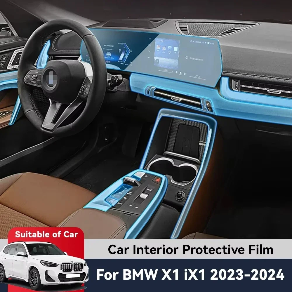 Auto Central Control Screen TPU Navigation Anti Scratch interior Protection Film GPS Navigation For BMW X1 iX1 U11 U12 2023 2024