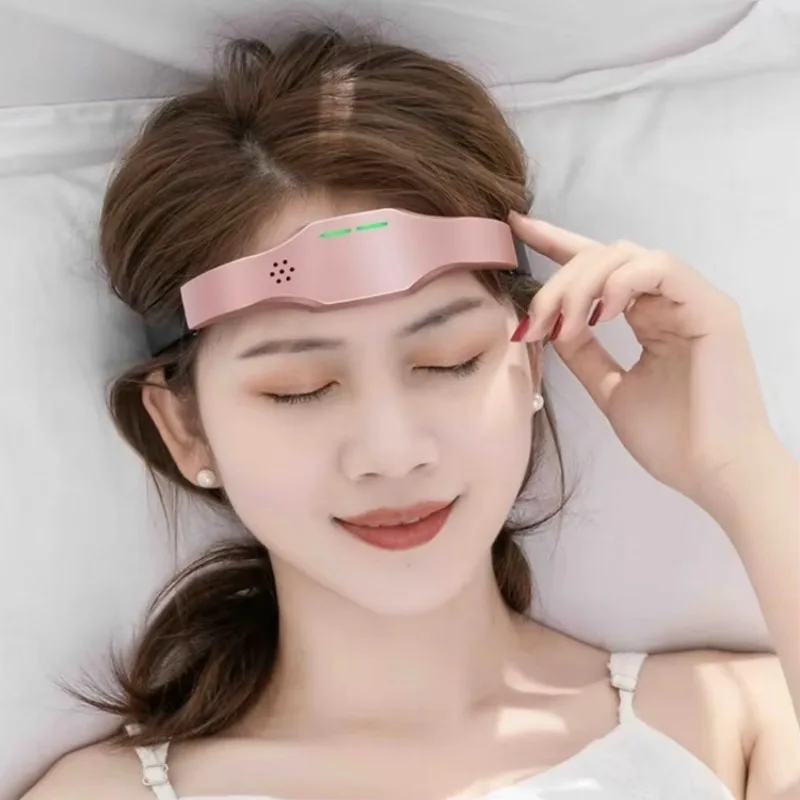 Electric Headache And Migraine Relief Insomnia Relaxation Stress Sleep Aid Massage Device Microcurrent Pulse Tool Head Massager