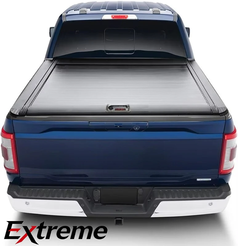 Ford F150 Roll-Up Tonneau Truck Bed Cover Aluminum Alloy Waterproof and Locking Installation for Vehicles
