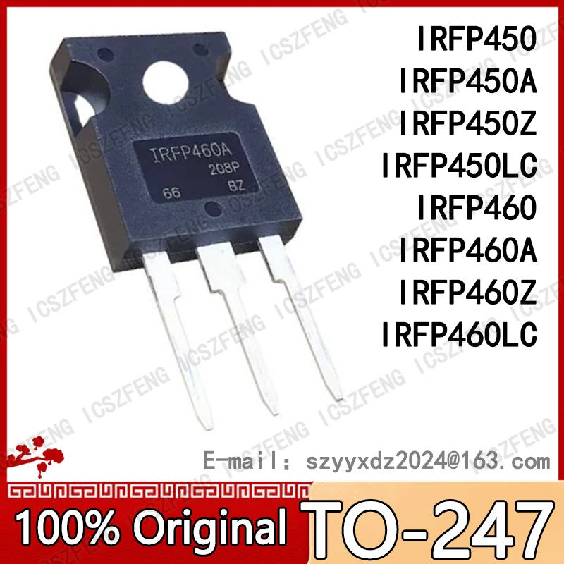 5Pcs/lot New IRFP450 IRFP450A IRFP450Z IRFP450LC IRFP460 IRFP460A IRFP460Z IRFP460LC TO-247
