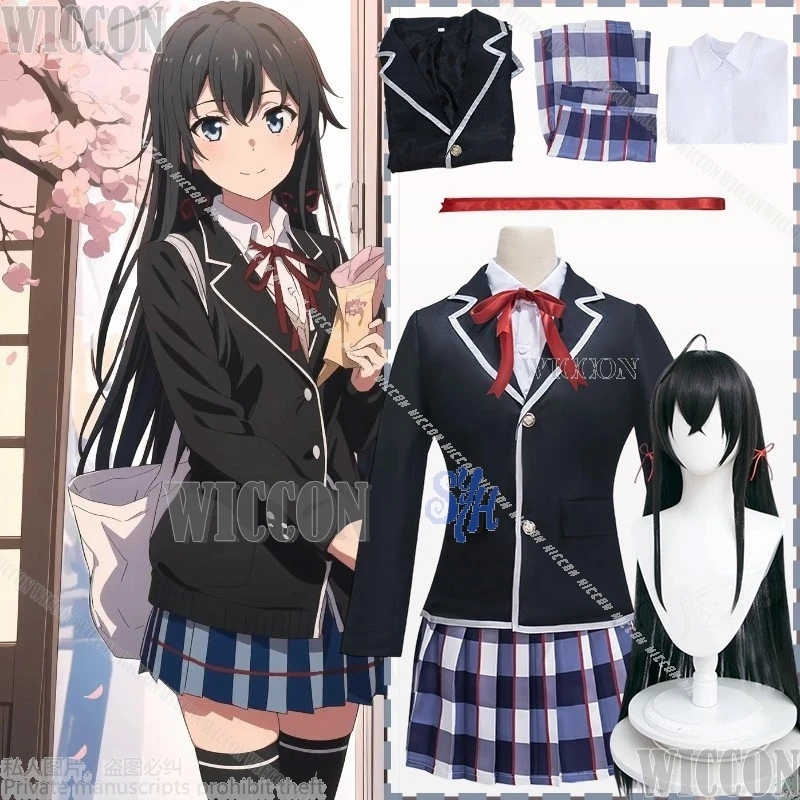 

Моя молодежная романтическая комедия неправильная, как я расширенная Косплей Костюм Юкиносита Юкино JK Школьное платье Хэллоуин Карнавальный наряд