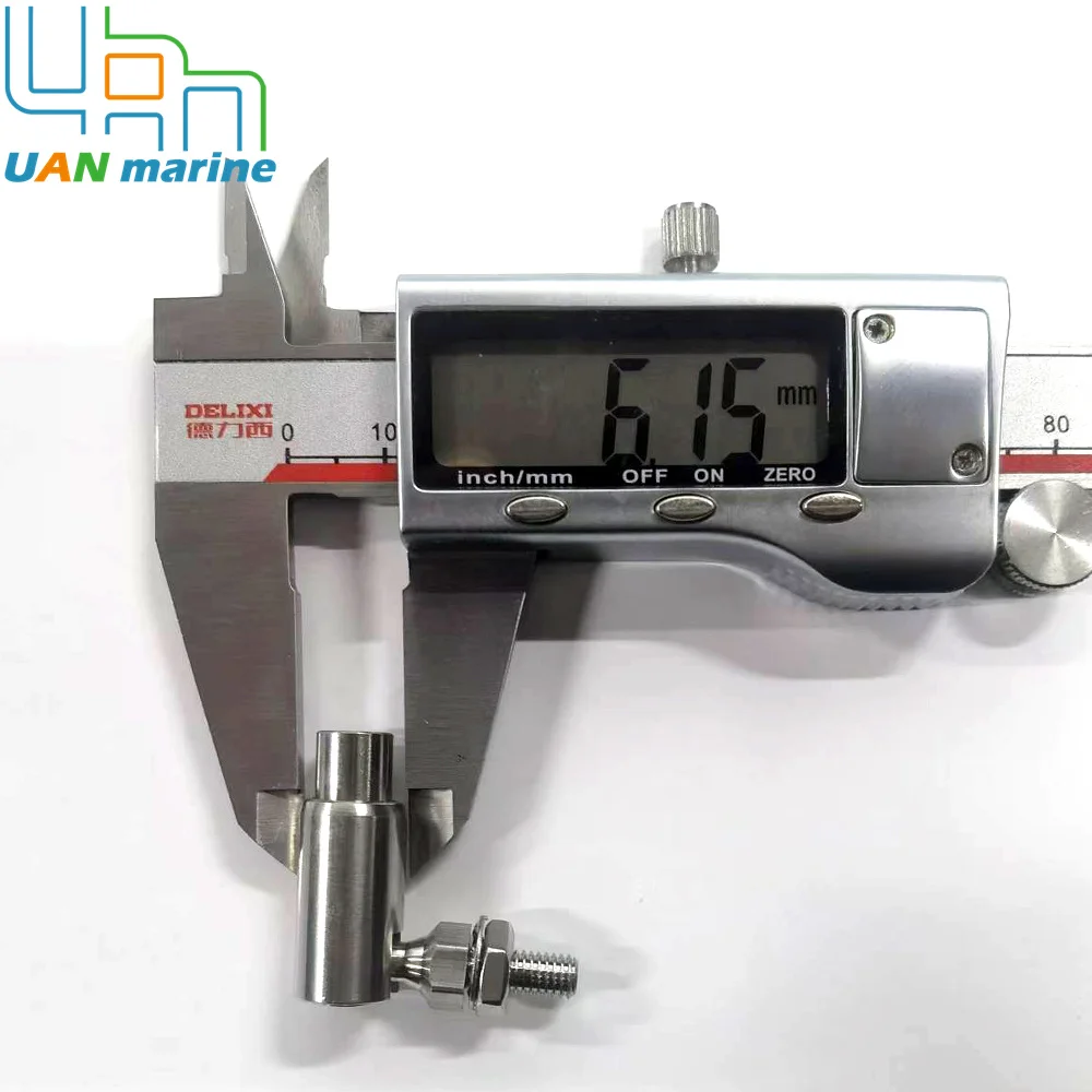 33C Cable End Ball Joint for Outboard Inboard Control Cables End Connector PRE31799 Quick Release Steel Ball Joints Fit 6mm Hole