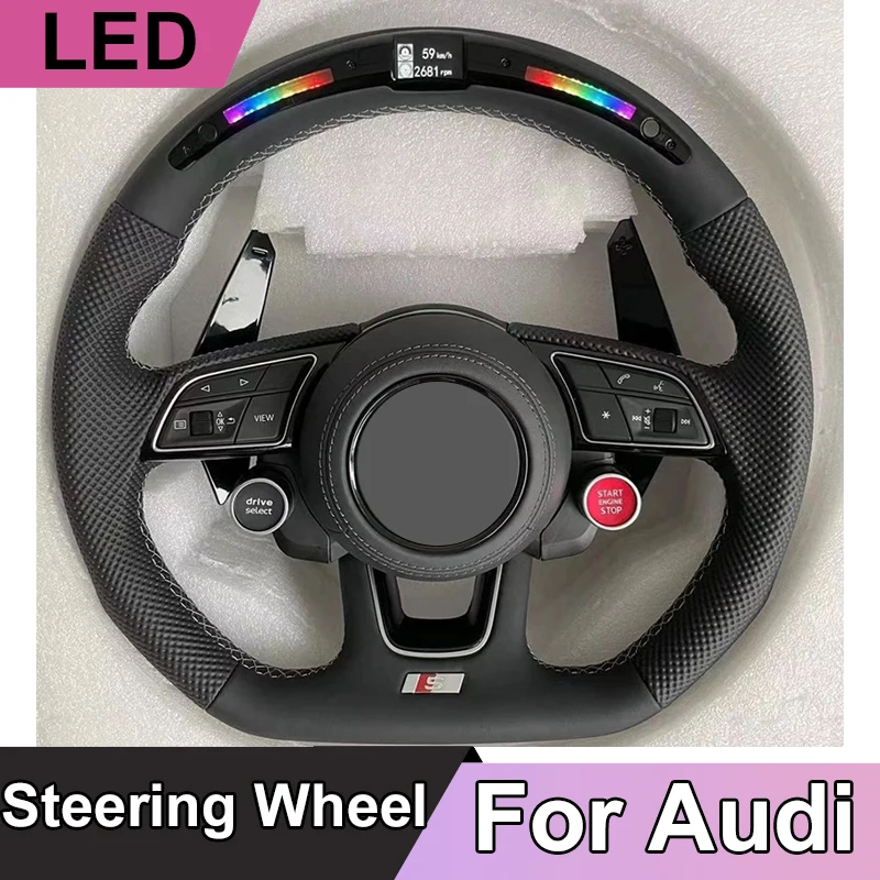 

Carbon Fiber Customized LED Steering Wheel for Audi A1 A2 A3 A4 A4L A5 A6 A7 A8 S3 RS3 S4 RS4 S5 RS5 S6 RS6 TT TTRS R8 Q3 Q5 Q7