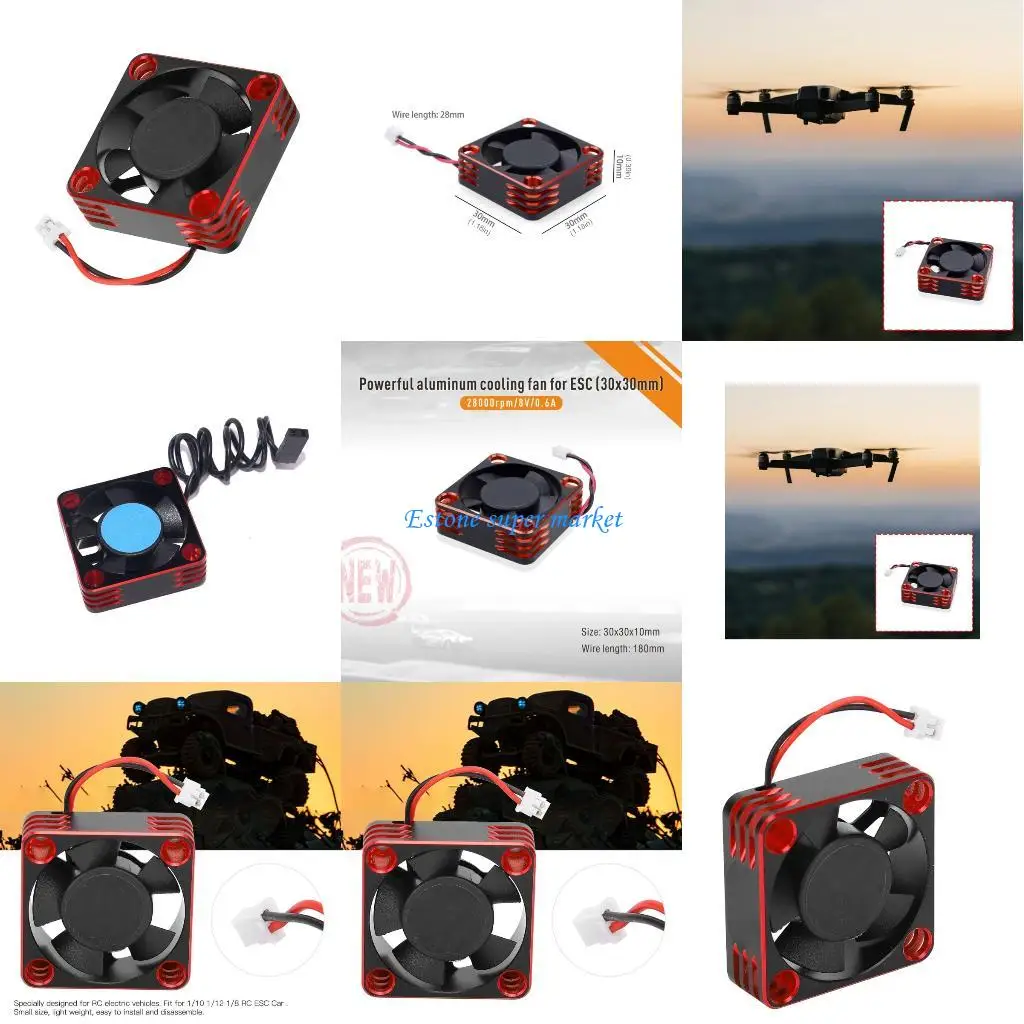 

090B Enhances Airflows Cooling Fan 30x10mm Universal Motor Heat Management Solution