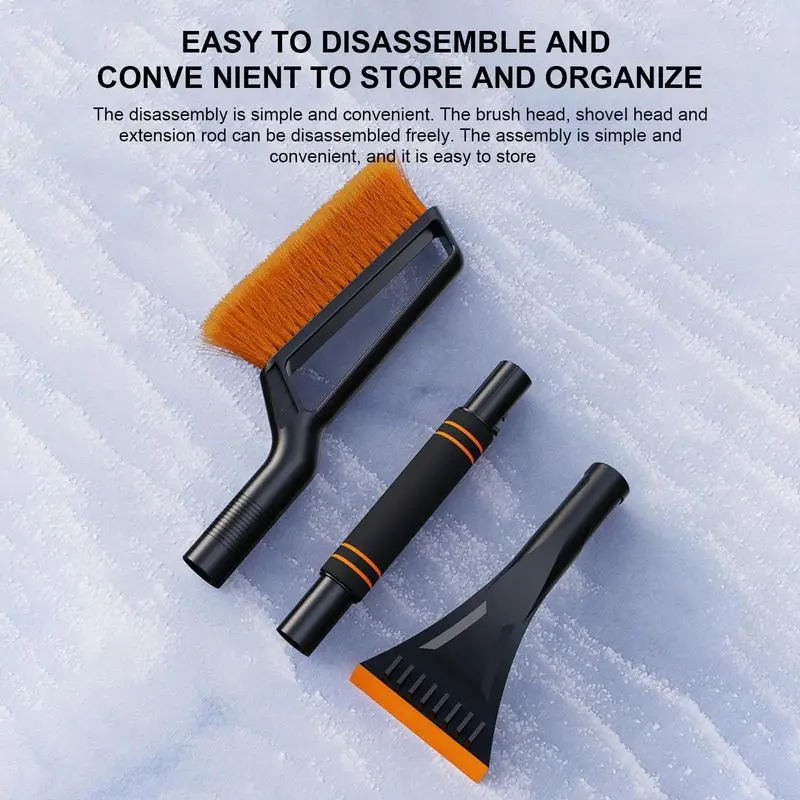 

car Windshield Cleaning Snow Scraping Brush Detachable Car Snow Sweeping Shovel Auto Windshield Deicer Snow Remover Tools