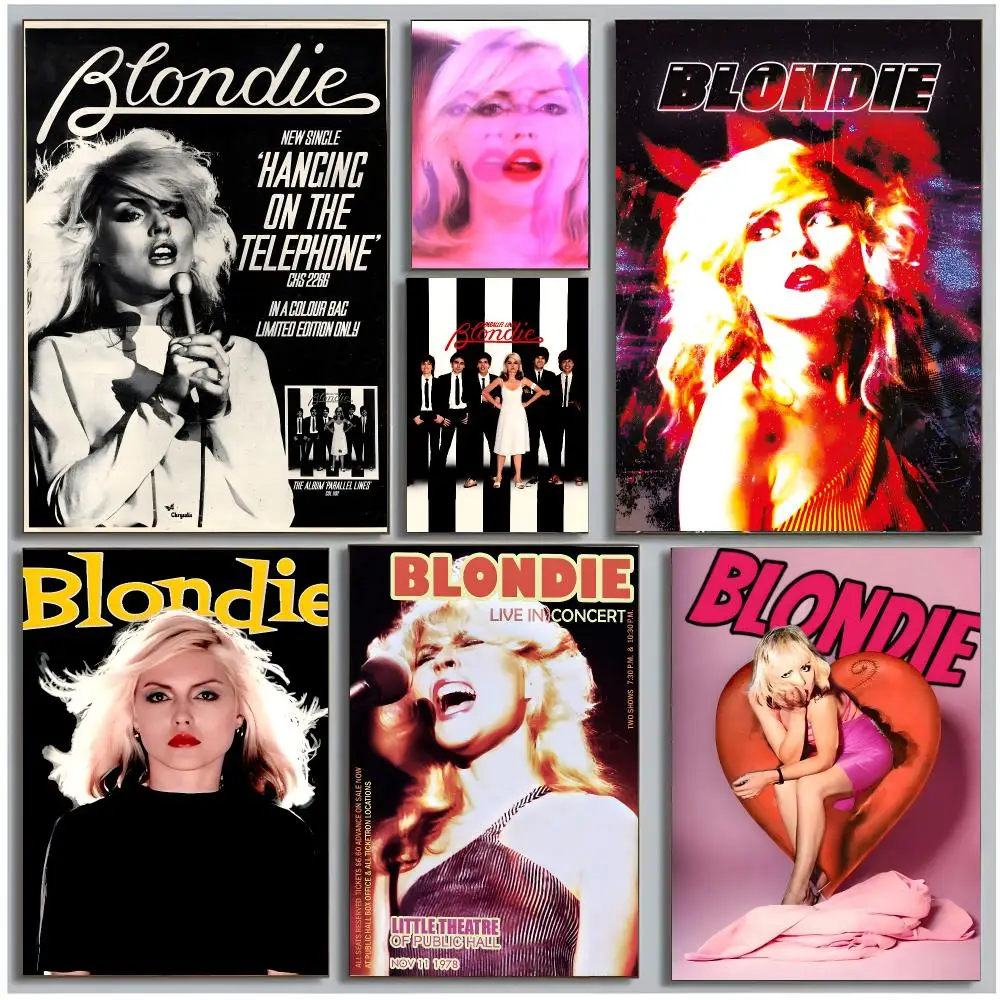 musician rock Debbie Harry Poster Modern Wall Art Bedroom Living Room Print Unframed