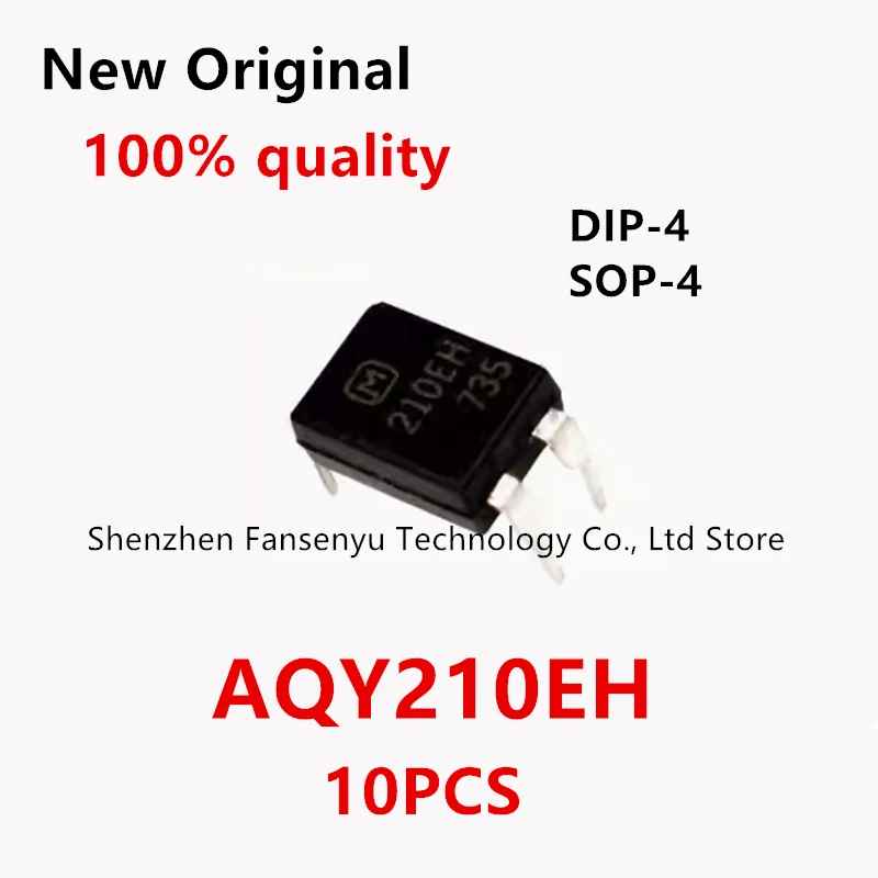

10pcs/lot AQY210EH 210EH SOP-4 DIP-4 opto coupler new original