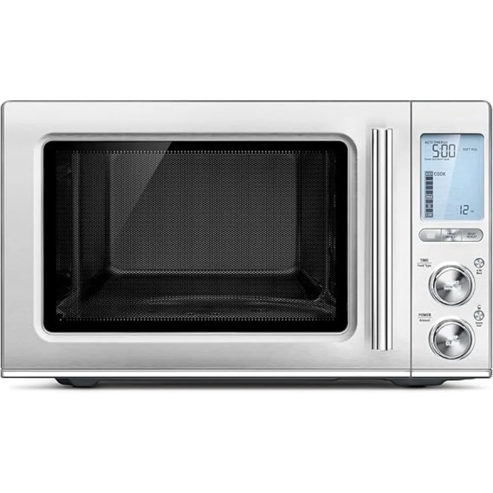 Microwave Ovens, Breville The Smooth Wave Microwave, BMO850BSS, Brushed Stainless Steel, Desktop Microwave Ovens