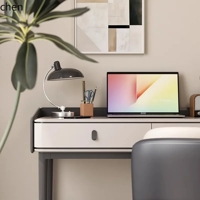 DSASolid Wood Desk Bedroom Simple Small Desk Bedside Computer Desk Household Light Luxury