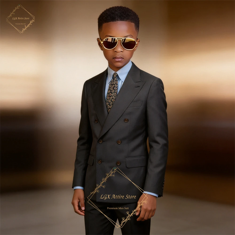 Boys' Suits - Formal suit sets, suitable for wedding groomsmen, graduation ceremonies, and birthday attire.