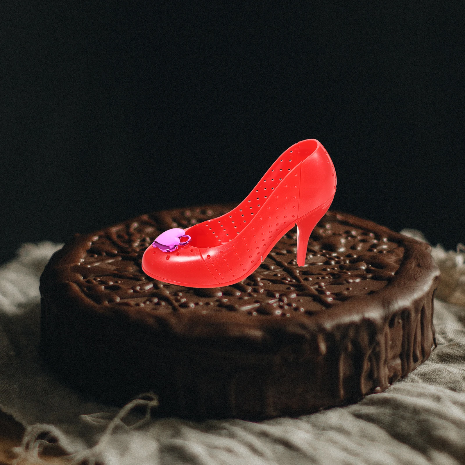 

2Pcs High Heel Plastic Cake Toppers Creative Baking Decorations Diy Wedding Birthday Cupcake Ornaments