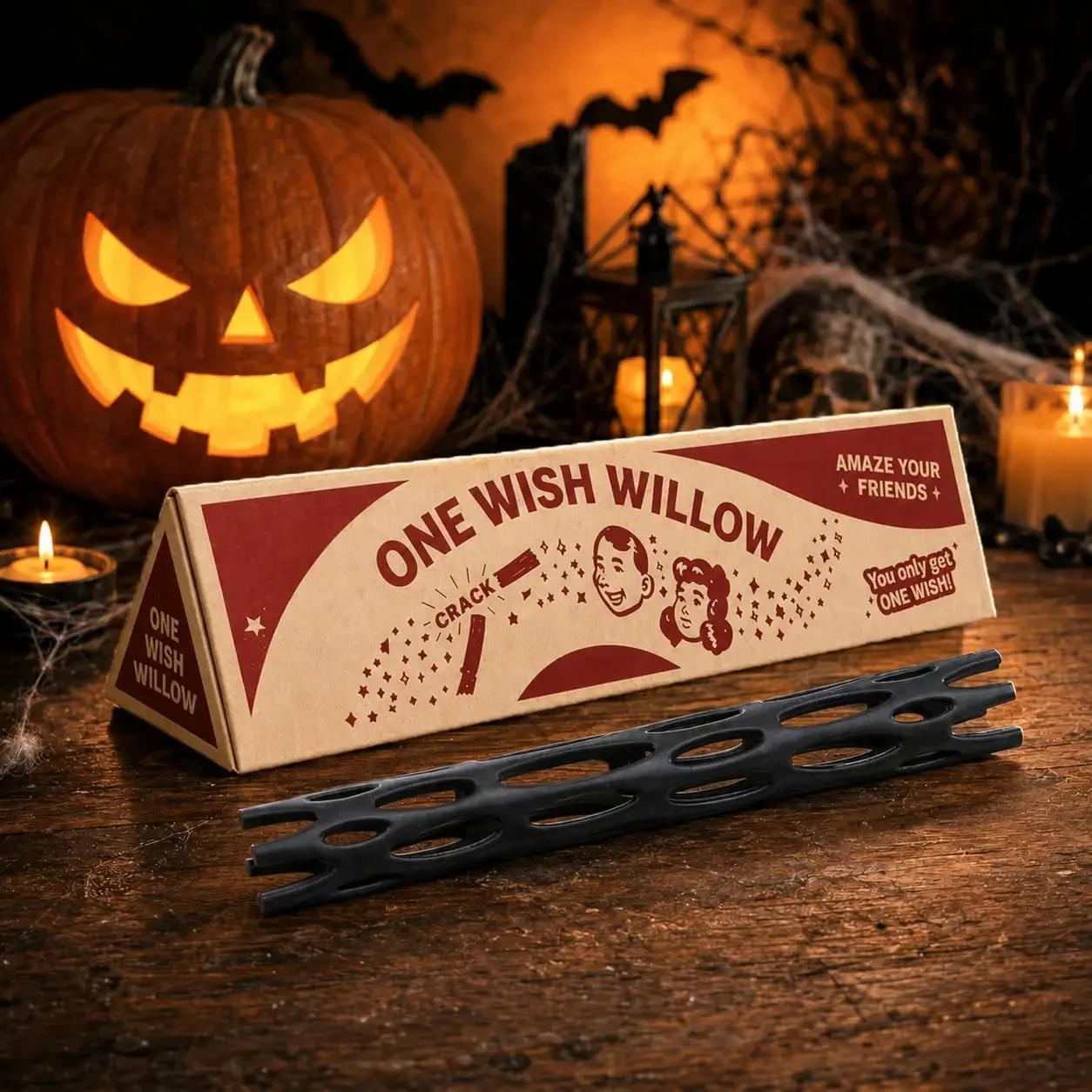 One Wish Willow Wish – 3D Printed Wish, Halloween Desk Novelty Gift, Ancient Legend Replica for All Ages
