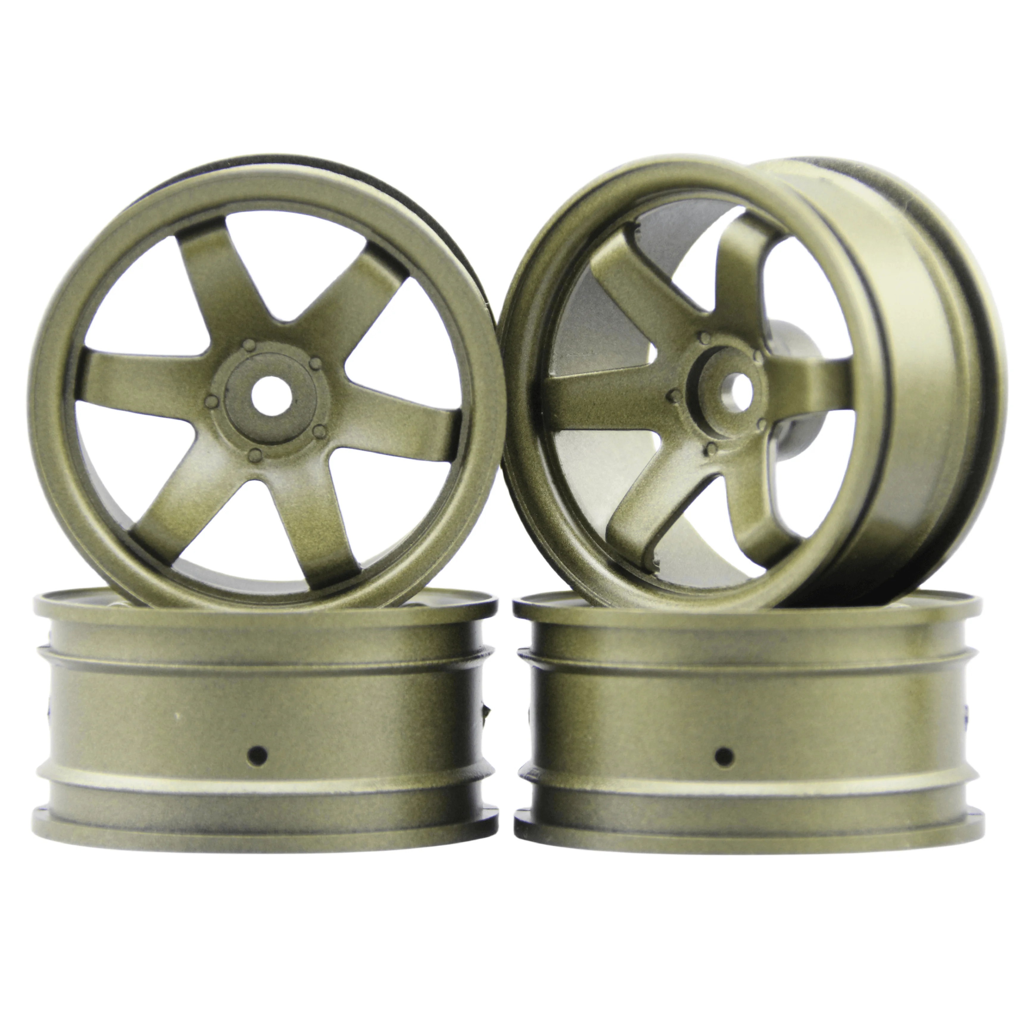 4pcs 1/10 Touring&Drift Wheel Rim W6SBR(Painting Brozen) 6mm offset fits for 1:10 Touring&Drift Car 1/10 Rim 10007