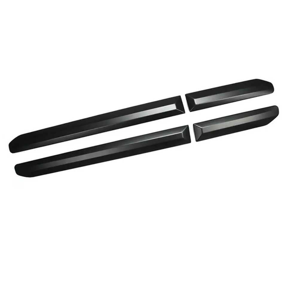 4PCS Side Door Sill Molding Trim Bar Plate Fits for Ford Bronco Sport 2021-2023 Matte Black