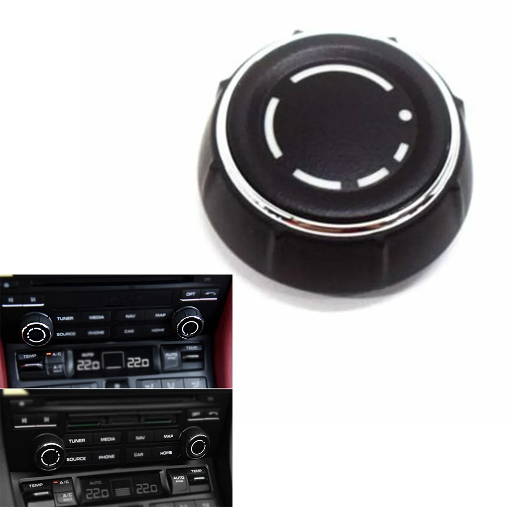 97064292901 For Porsche 2014-2017 For Macan 97064292901 Volume Knob Black For Macan Plastic Silver For Porsche 2014-2017 view 3