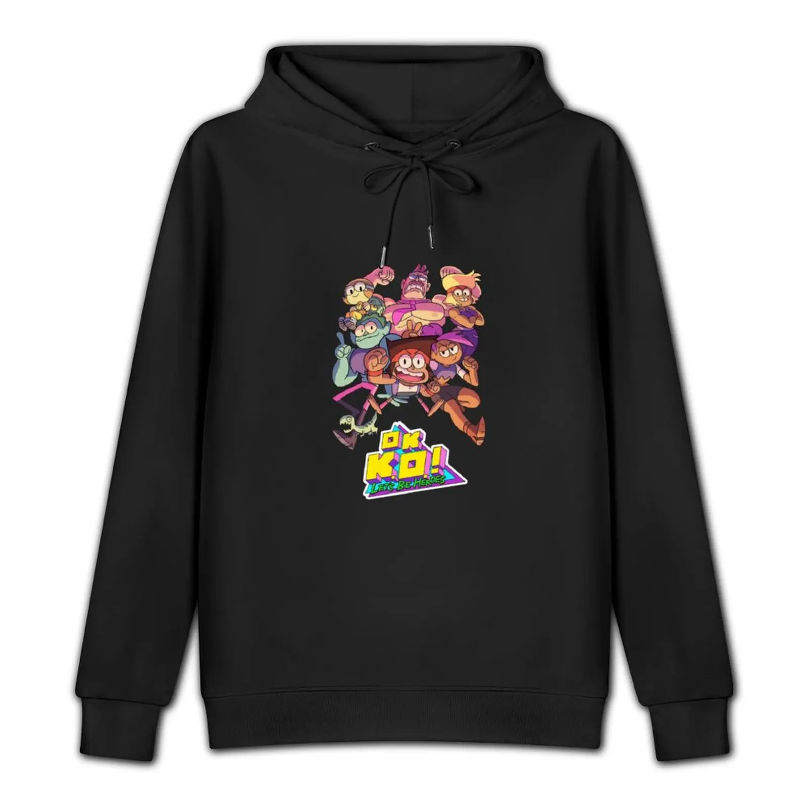 OK K.O.! Let's Be Heroes Pullover Hoodie autumn korean clothes men's winter sweater pullover hoodies