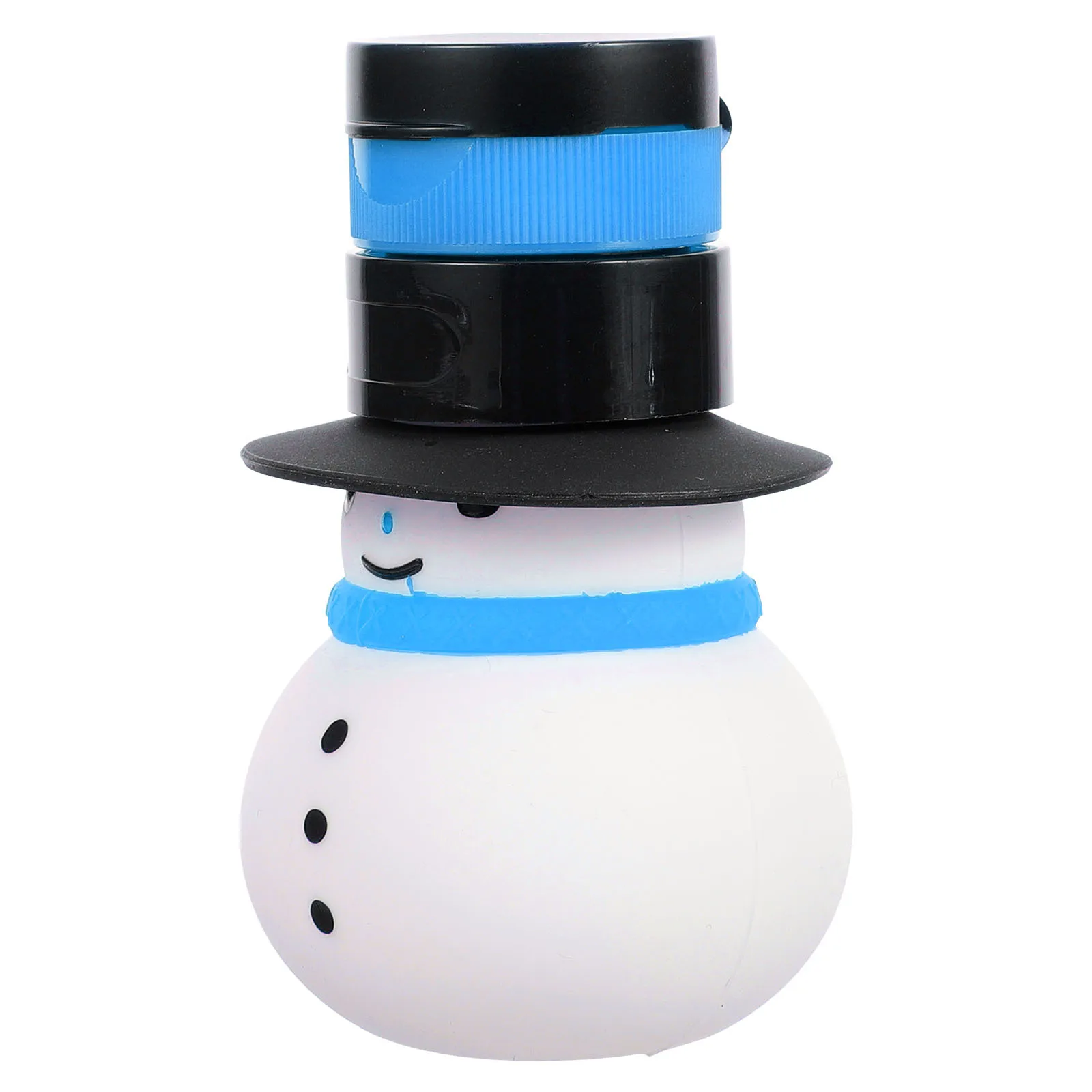 Garrafa de viagem de silicone de boneco de neve de natal à prova de vazamento recarregável loção shampoo recipiente de higiene pessoal de viagem garrafas de shampoo