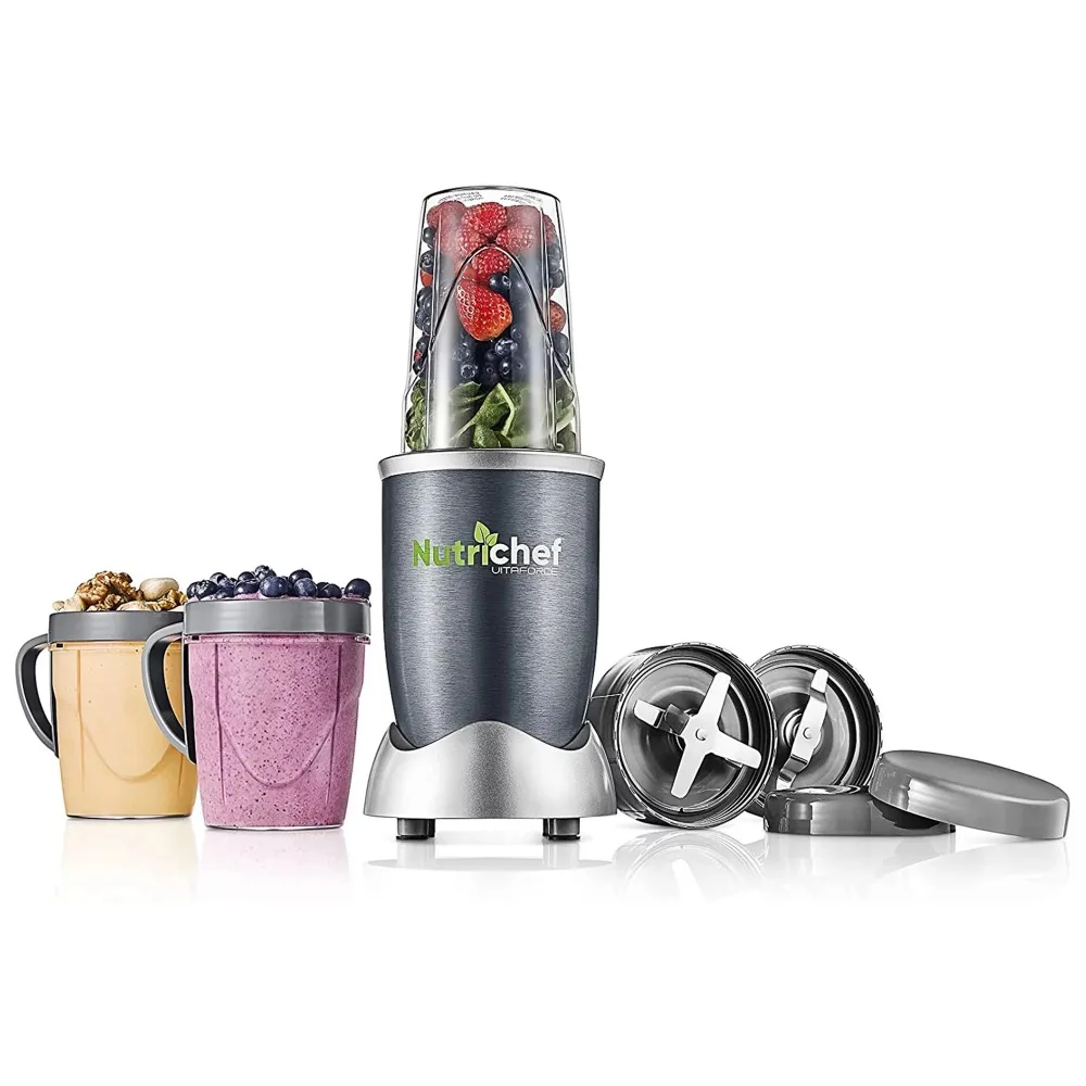 Electric Serve Blender - 600W Kitchen Countertop Mini Blender-for Shakes and Smoothies w/Pulse Blend, Portable 10 & 20 Oz Cups