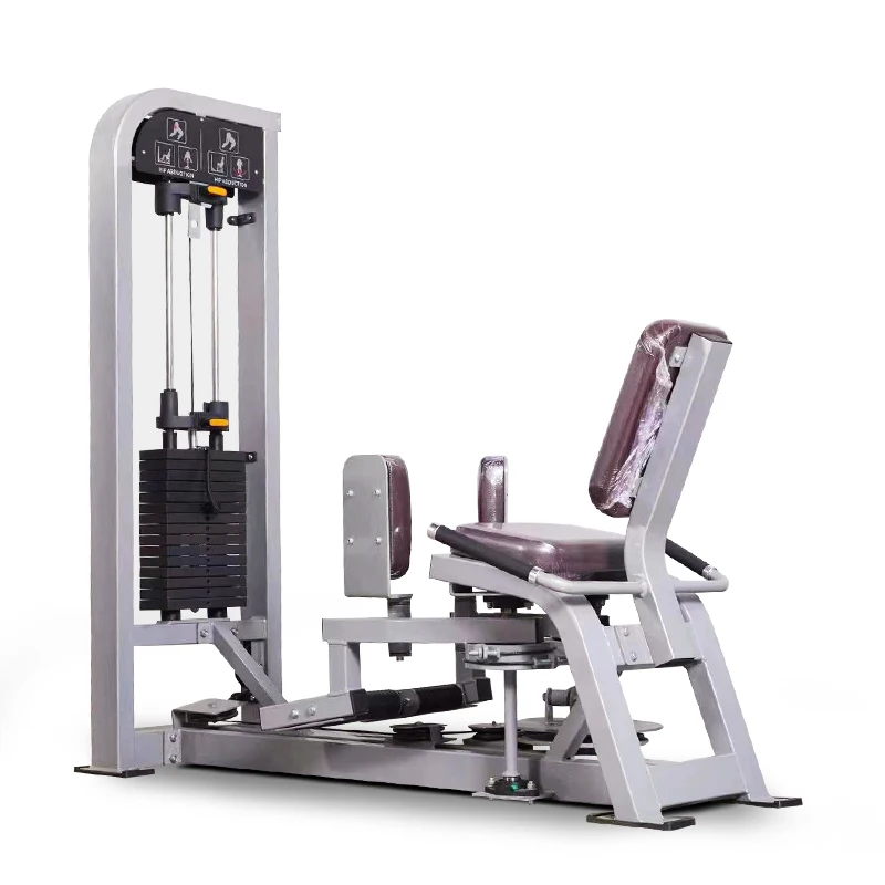 Heavy Duty Pin-Loaded Abductor & Adductor Machine Hip Training Gym Fitness Equipment NEWLY