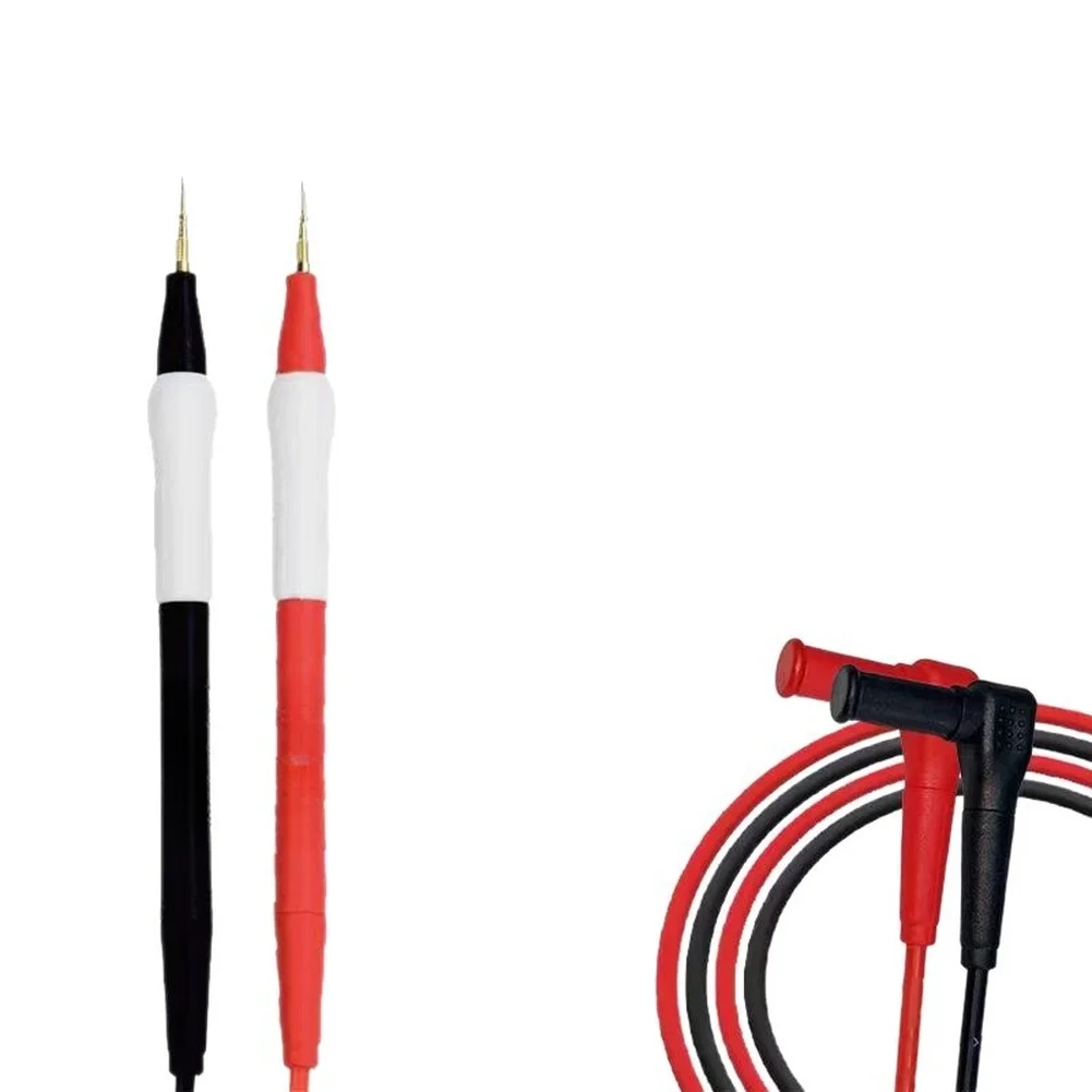 Multimeter Test Probe Cable With Interchangeable Extra‑Fine Steel Needles, High‑precision Test Leads For Electrical