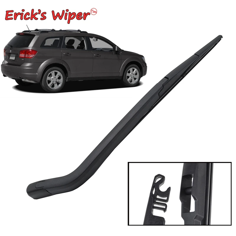Erick's Wiper-Kit de juego de brazo y limpiaparabrisas trasero de 12 ", para Dodge Journey 2008 - 2020, parabrisas, puerta trasera, ventana, cepillo de lluvia