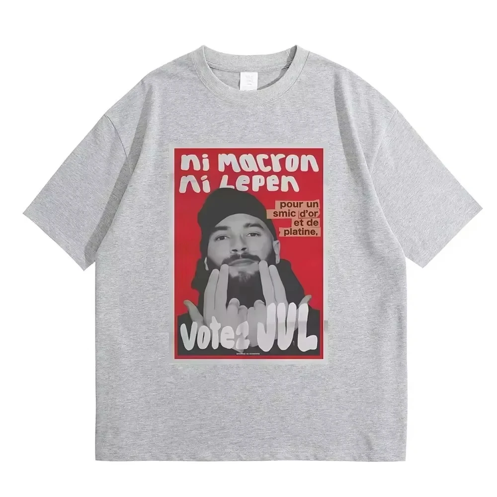 Jul Ni Macron Ni Lepen July Tribute Loose Fit Fashion Unisex T Shirt For French Hip Hop Fans Women And Men T-Shirt